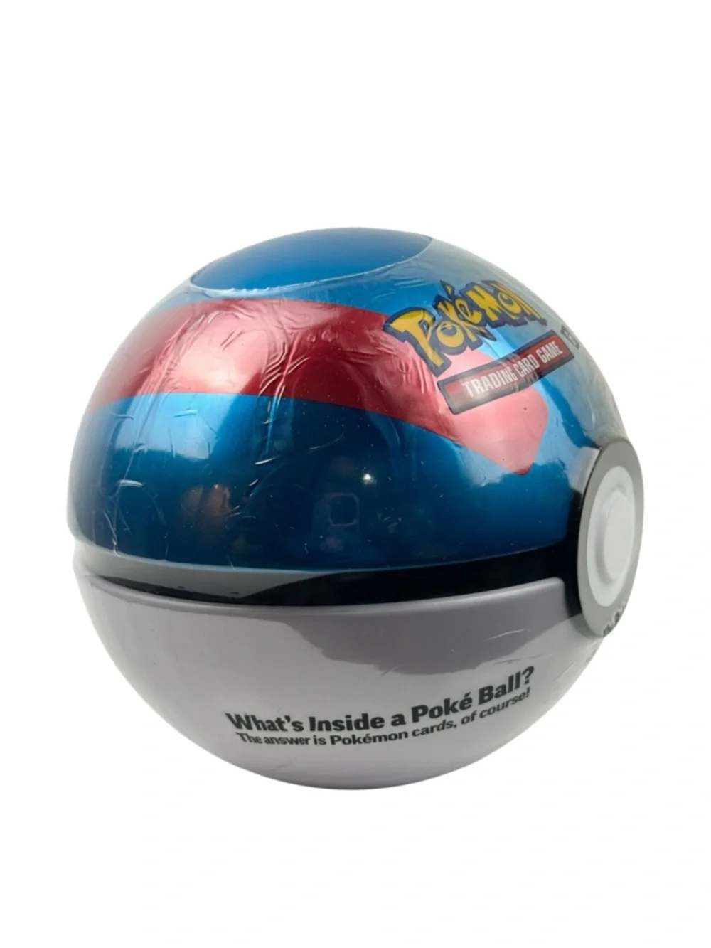 Pokémon TCG Great Ball Tin E25 Sealed Poké Ball Collector Tin New Blue & White
